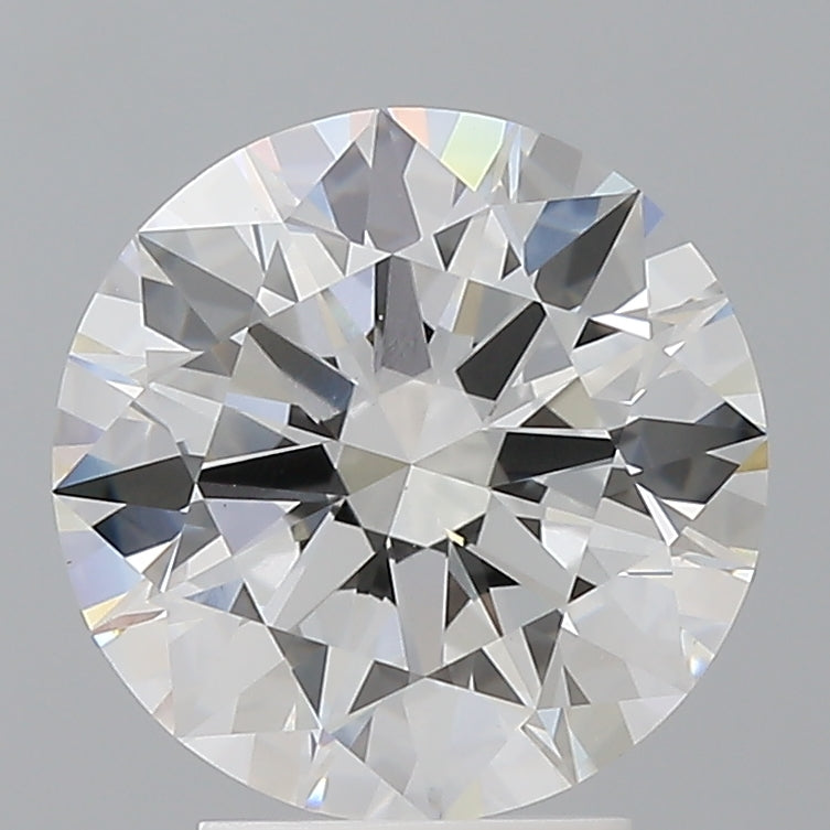 3.58 Carat Round Shaped, Ideal Cut, F Color, VVS2 Clarity, IGI Certified Lab Grown Diamond