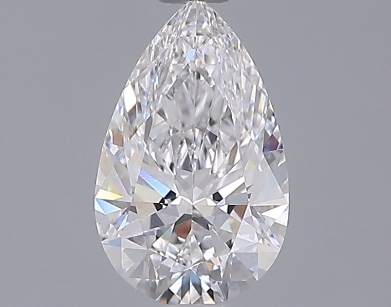 1.06 Carat Pear Shaped, Ideal Cut, D Color, VVS2 Clarity, IGI Certified Lab Grown Diamond
