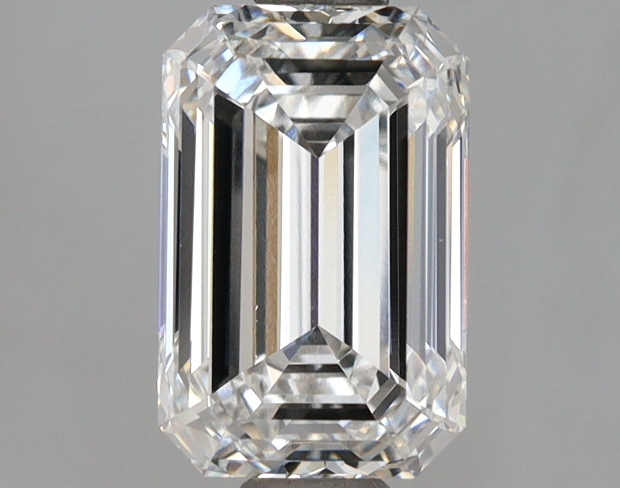 2.01 Carat Emerald Shaped, Ideal Cut, E Color, VVS1 Clarity, IGI Certified Lab Grown Diamond