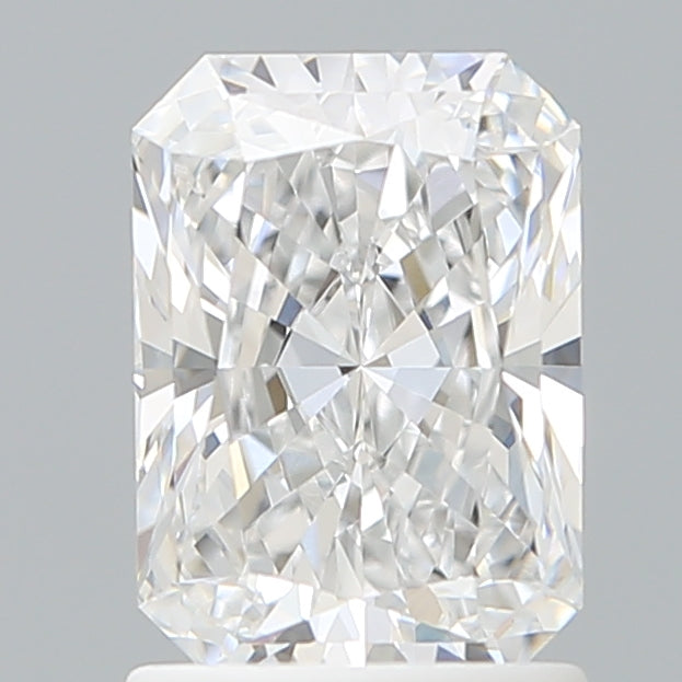 1.54 Carat Radiant Shaped, Ideal Cut, D Color, VVS2 Clarity, IGI Certified Lab Grown Diamond