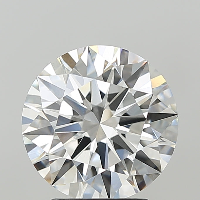 3.09 Carat Round Shaped, Ideal Cut, F Color, VS1 Clarity, IGI Certified Lab Grown Diamond