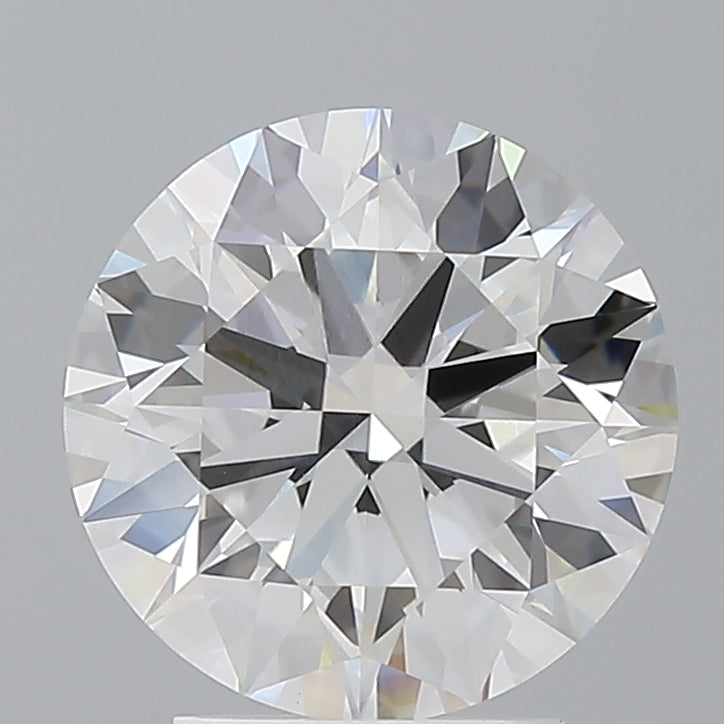 3.05 Carat Round Shaped, Ideal Cut, E Color, VVS2 Clarity, IGI Certified Lab Grown Diamond