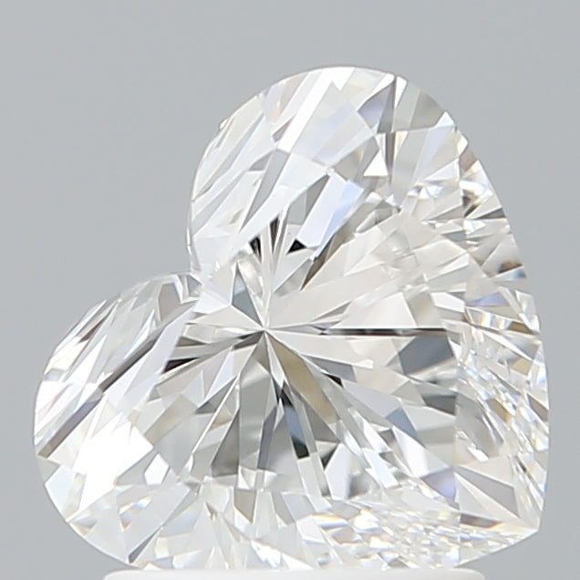 1.88 Carat Heart Shaped, Ideal Cut, D Color, VVS2 Clarity, IGI Certified Lab Grown Diamond