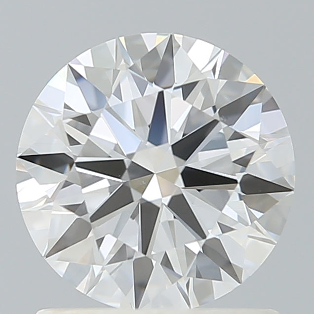 1.19 Carat Round Shaped, Ideal Cut, D Color, VS2 Clarity, IGI Certified Lab Grown Diamond