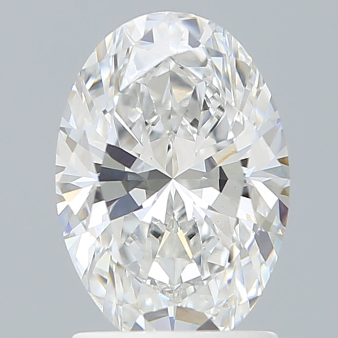 1.77 Carat Oval Shaped, Ideal Cut, D Color, VVS2 Clarity, IGI Certified Lab Grown Diamond