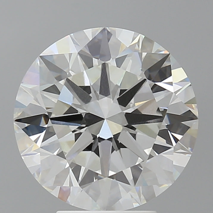 5.03 Carat Round Shaped, Excellent Cut, F Color, VVS2 Clarity, IGI Certified Lab Grown Diamond