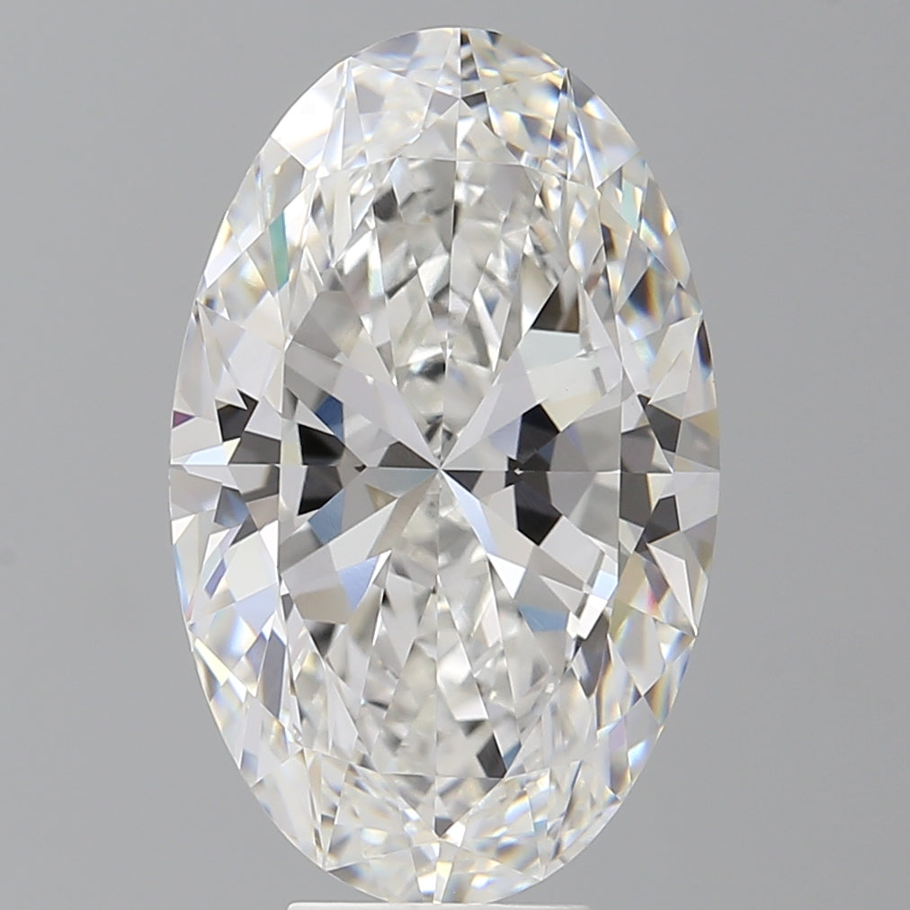 7.57 Carat Oval Shaped, Ideal Cut, E Color, VVS2 Clarity, IGI Certified Lab Grown Diamond