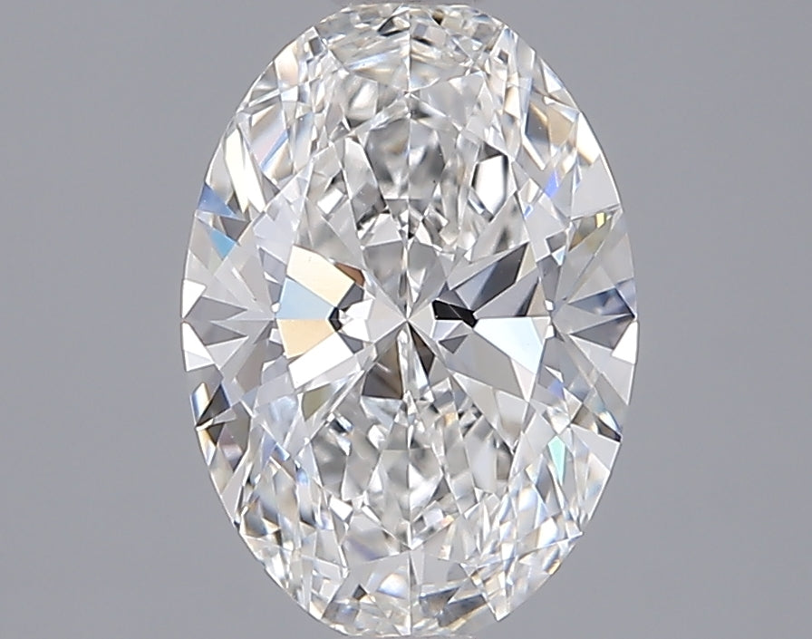 2.01 Carat Oval Shaped, Ideal Cut, F Color, VVS2 Clarity, IGI Certified Lab Grown Diamond