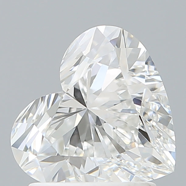1.59 Carat Heart Shaped, Ideal Cut, E Color, VVS2 Clarity, IGI Certified Lab Grown Diamond