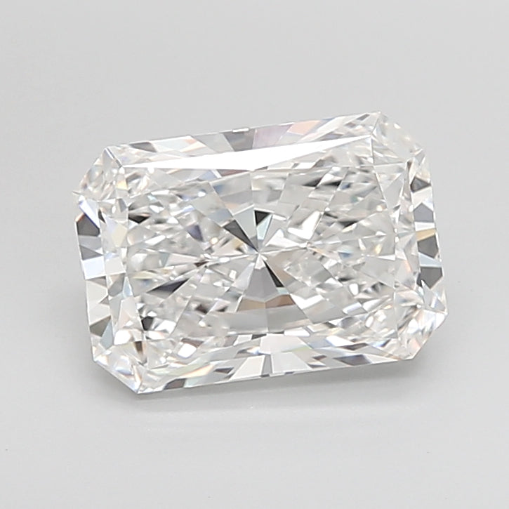 4.03 Carat Radiant Shaped, Ideal Cut, E Color, VVS2 Clarity, IGI Certified Lab Grown Diamond