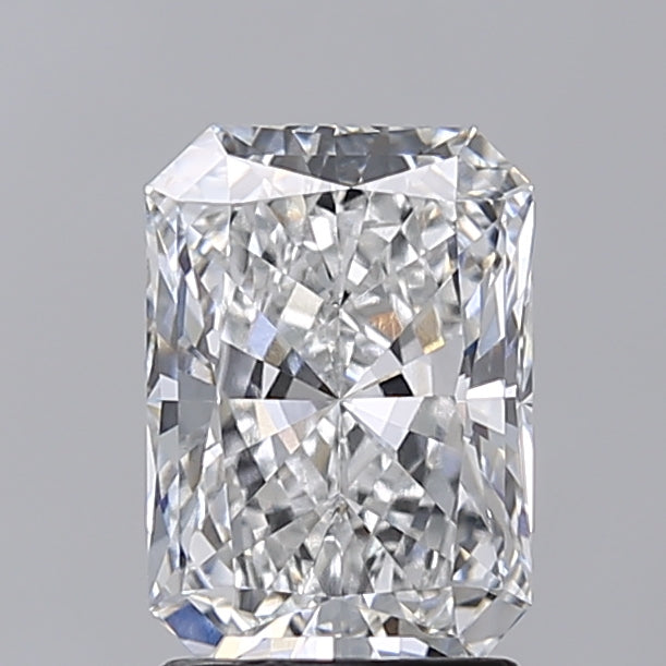 1.94 Carat Radiant Shaped, Ideal Cut, E Color, VVS1 Clarity, IGI Certified Lab Grown Diamond