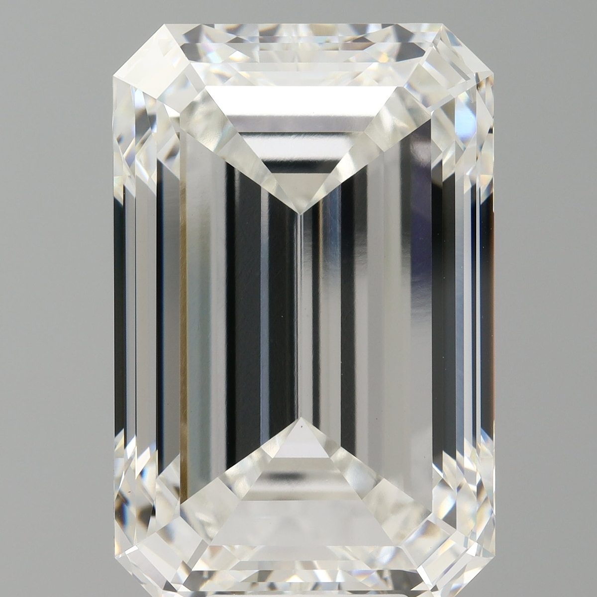10.53 Carat Emerald Shaped, Ideal Cut, F Color, VVS2 Clarity, IGI Certified Lab Grown Diamond