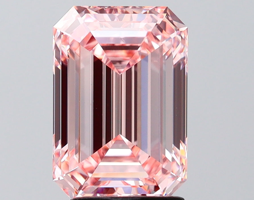 3.01 Carat Emerald Shaped, Ideal Cut, VS1 Clarity, IGI Certified Lab Grown Diamond
