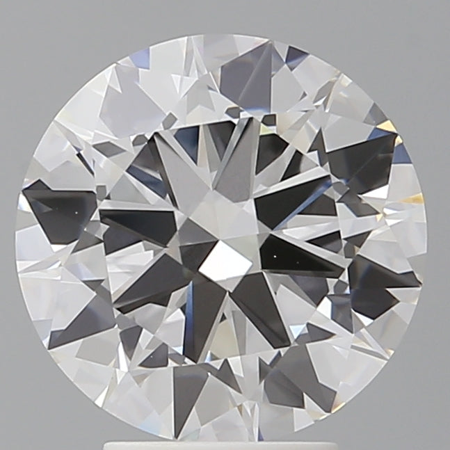 4.03 Carat Round Shaped, Excellent Cut, E Color, VVS2 Clarity, IGI Certified Lab Grown Diamond