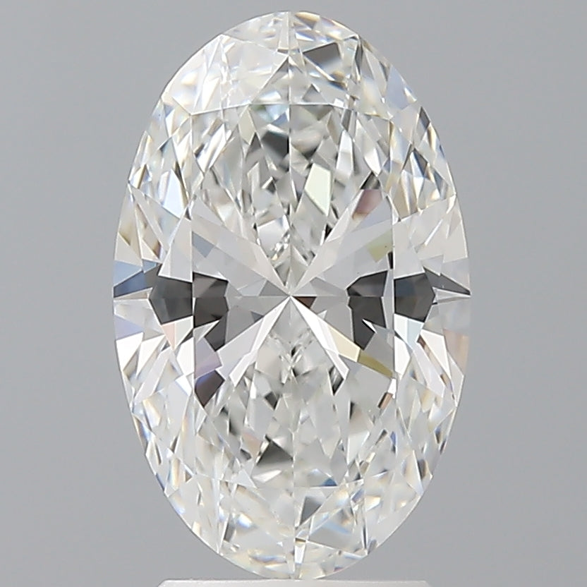 2.59 Carat Oval Shaped, Ideal Cut, E Color, VVS2 Clarity, IGI Certified Lab Grown Diamond