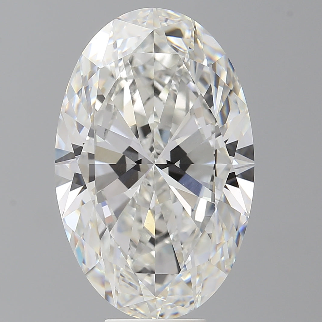 9.55 Carat Oval Shaped, Ideal Cut, F Color, VVS2 Clarity, IGI Certified Lab Grown Diamond