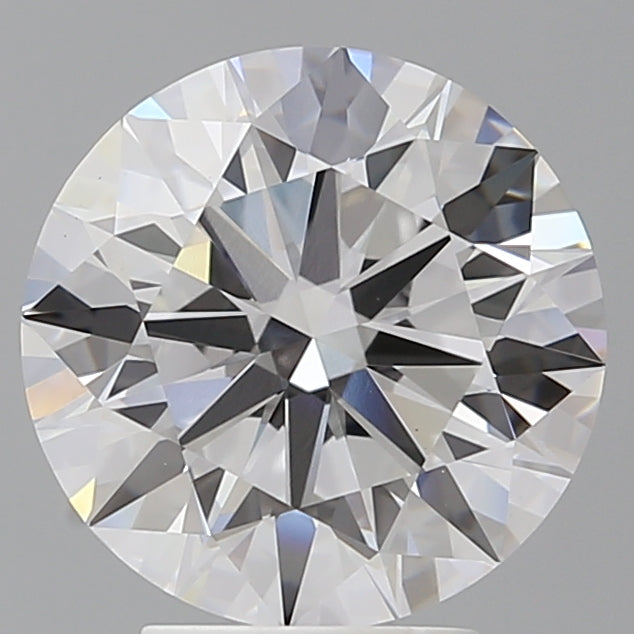 4.10 Carat Round Shaped, Ideal Cut, E Color, VVS2 Clarity, IGI Certified Lab Grown Diamond