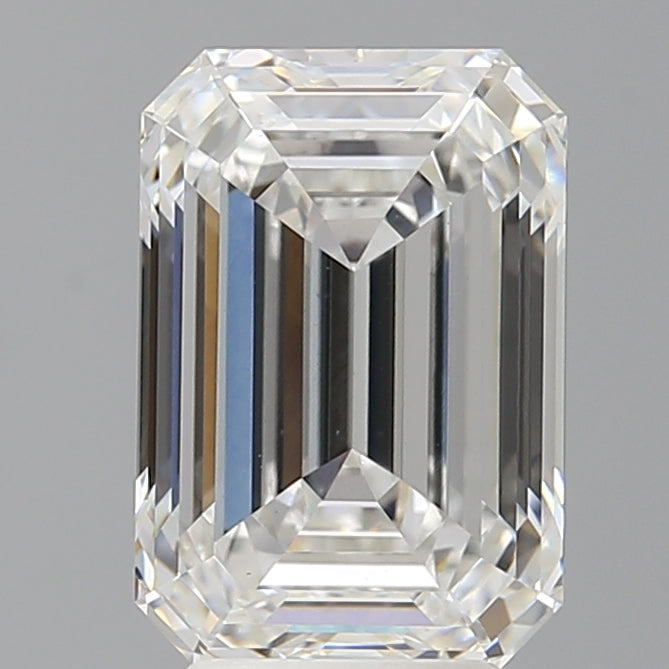 4.08 Carat Emerald Shaped, Ideal Cut, E Color, VS1 Clarity, IGI Certified Lab Grown Diamond