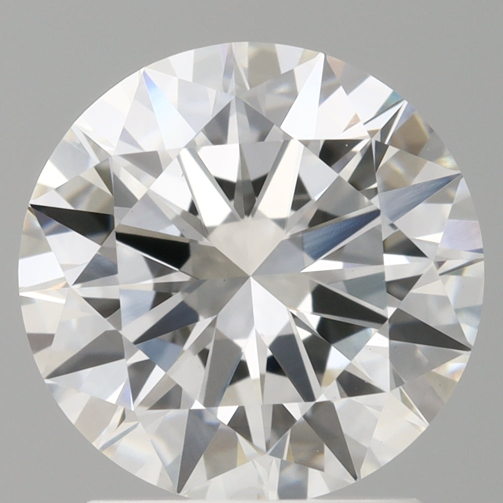 2.08 Carat Round Shaped, Excellent Cut, E Color, VVS2 Clarity, IGI Certified Lab Grown Diamond