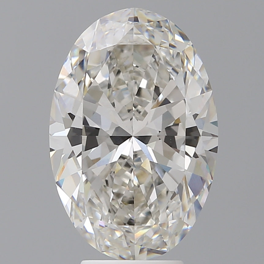 5.55 Carat Oval Shaped, Ideal Cut, G Color, VVS2 Clarity, IGI Certified Lab Grown Diamond
