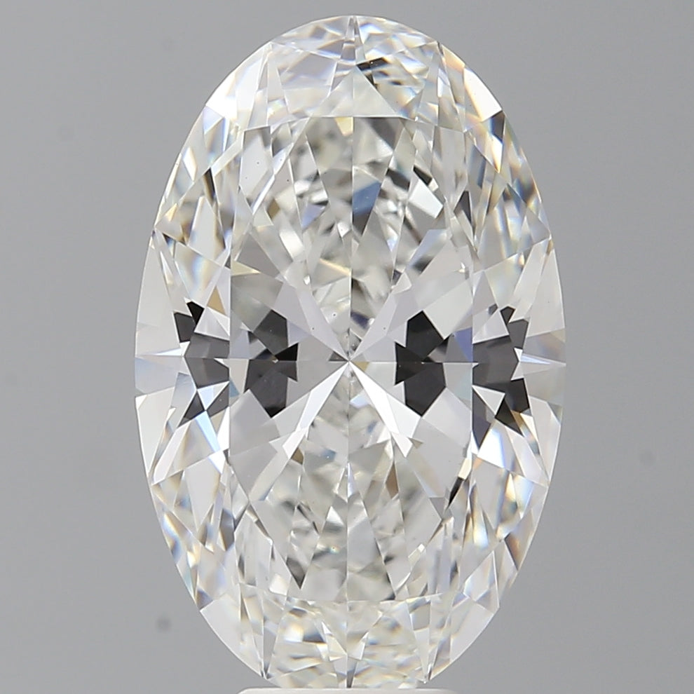7.57 Carat Oval Shaped, Ideal Cut, F Color, VVS2 Clarity, IGI Certified Lab Grown Diamond