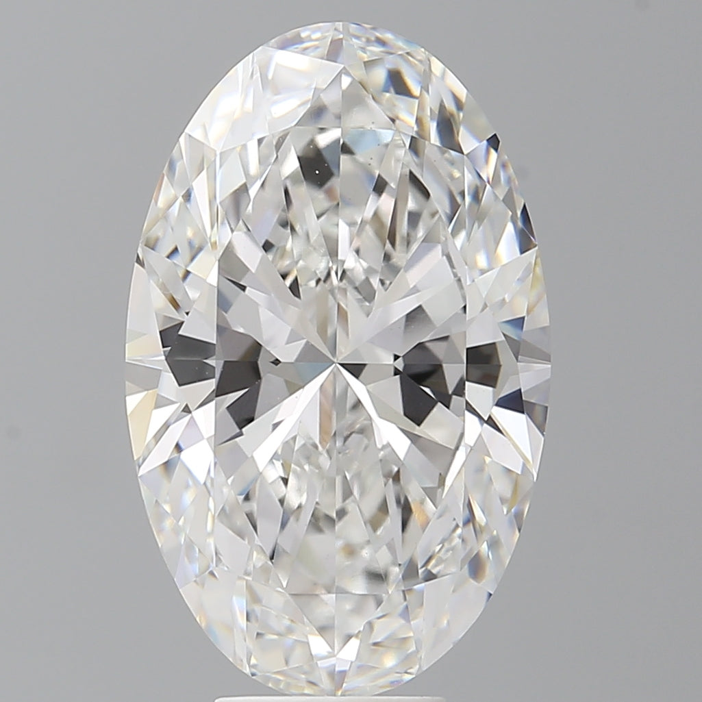 8.03 Carat Oval Shaped, Ideal Cut, F Color, VVS2 Clarity, IGI Certified Lab Grown Diamond
