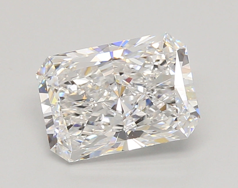 2.03 Carat Radiant Shaped, Ideal Cut, D Color, VVS2 Clarity, IGI Certified Lab Grown Diamond