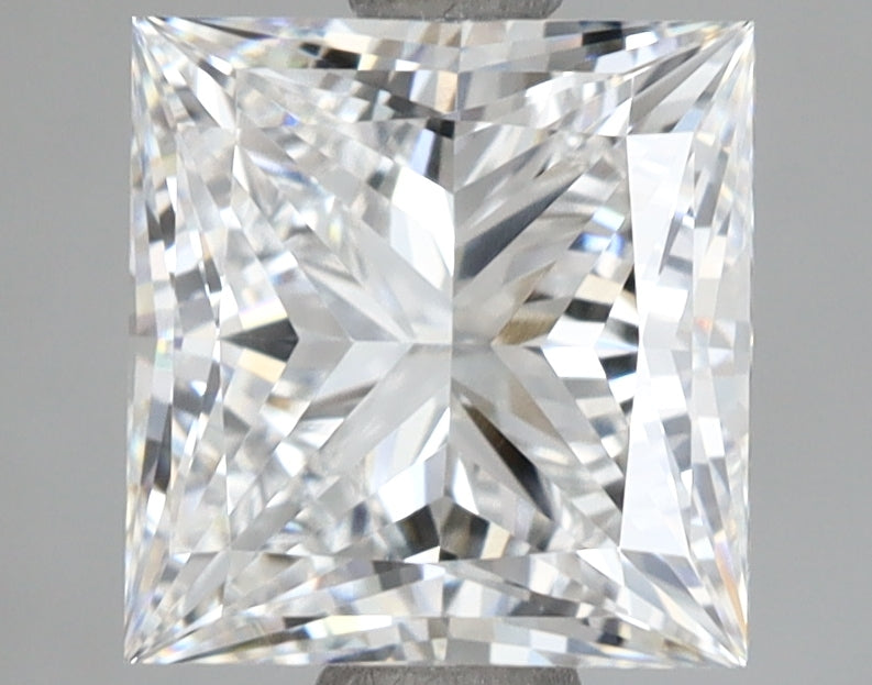 2.50 Carat Princess Shaped, Ideal Cut, E Color, VVS1 Clarity, IGI Certified Lab Grown Diamond