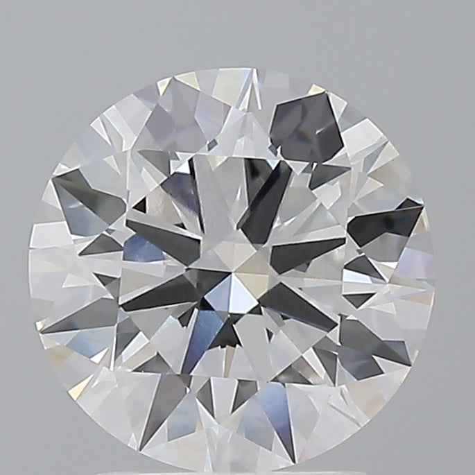 2.60 Carat Round Shaped, Ideal Cut, D Color, VVS2 Clarity, IGI Certified Lab Grown Diamond