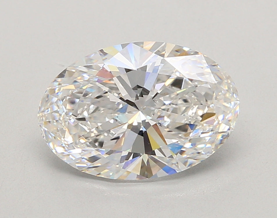 2.77 Carat Oval Shaped, Ideal Cut, D Color, VS1 Clarity, IGI Certified Lab Grown Diamond