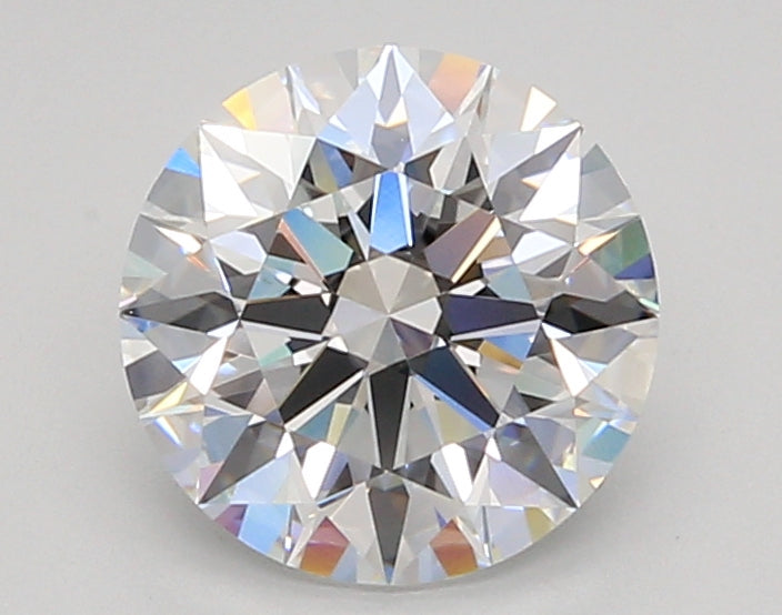 2.03 Carat Round Shaped, Ideal Cut, D Color, VVS2 Clarity, IGI Certified Lab Grown Diamond