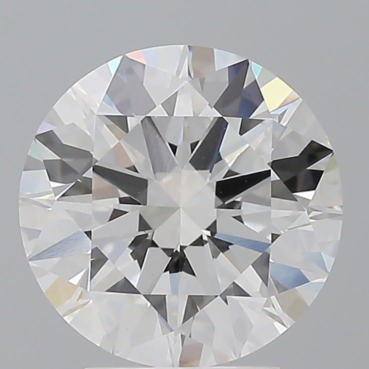 3.55 Carat Round Shaped, Ideal Cut, E Color, VVS2 Clarity, IGI Certified Lab Grown Diamond