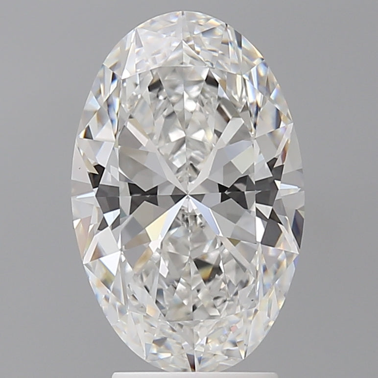3.58 Carat Oval Shaped, Ideal Cut, E Color, VVS2 Clarity, IGI Certified Lab Grown Diamond