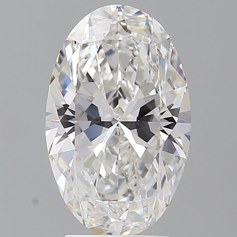 3.53 Carat Oval Shaped, Ideal Cut, E Color, VVS2 Clarity, IGI Certified Lab Grown Diamond