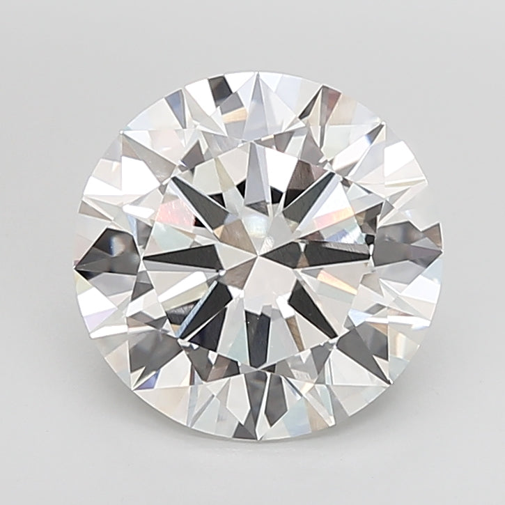 7.00 Carat Round Shaped, Excellent Cut, F Color, VVS2 Clarity, IGI Certified Lab Grown Diamond