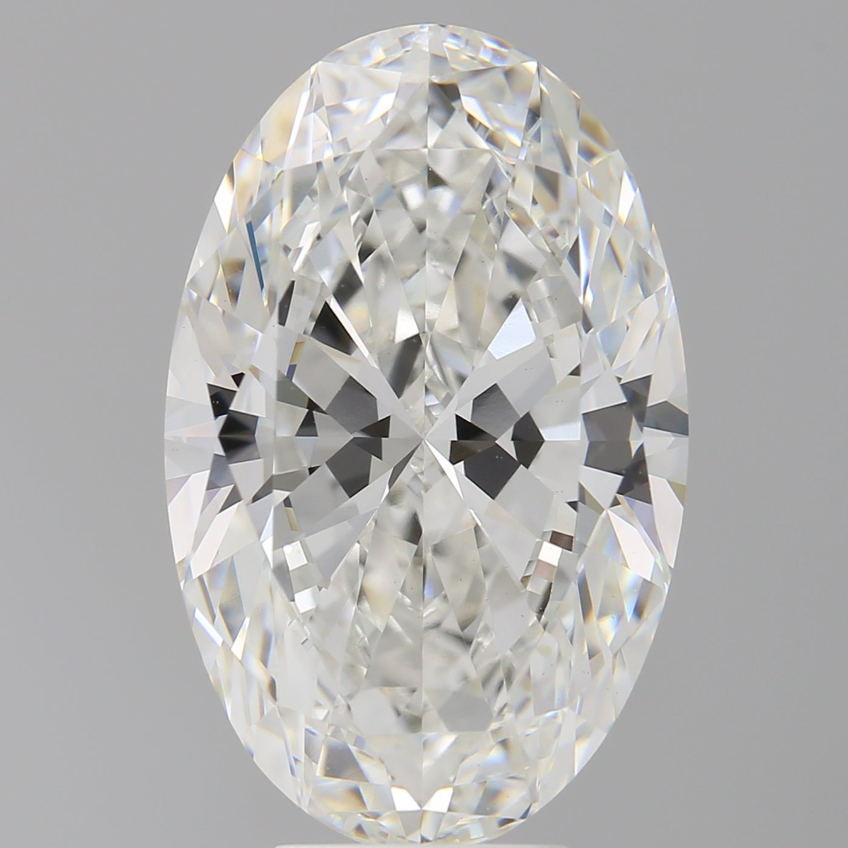 7.07 Carat Oval Shaped, Ideal Cut, F Color, VVS2 Clarity, IGI Certified Lab Grown Diamond