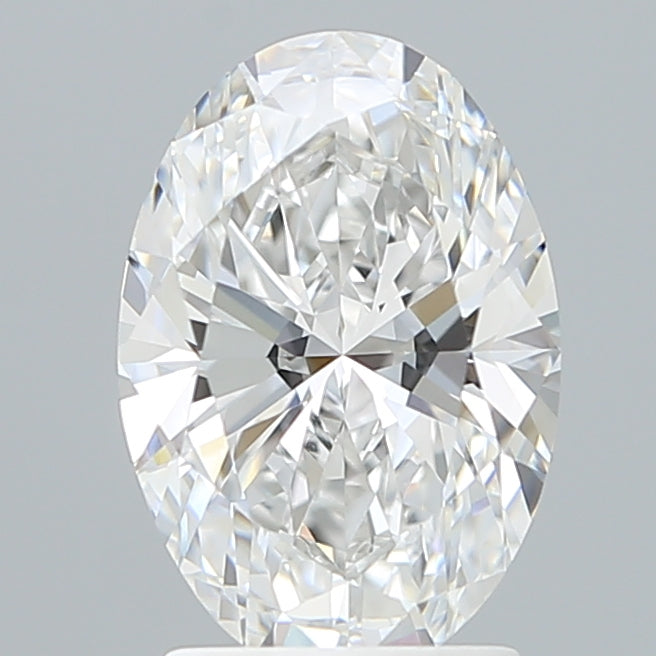 2.27 Carat Oval Shaped, Ideal Cut, D Color, VVS2 Clarity, IGI Certified Lab Grown Diamond
