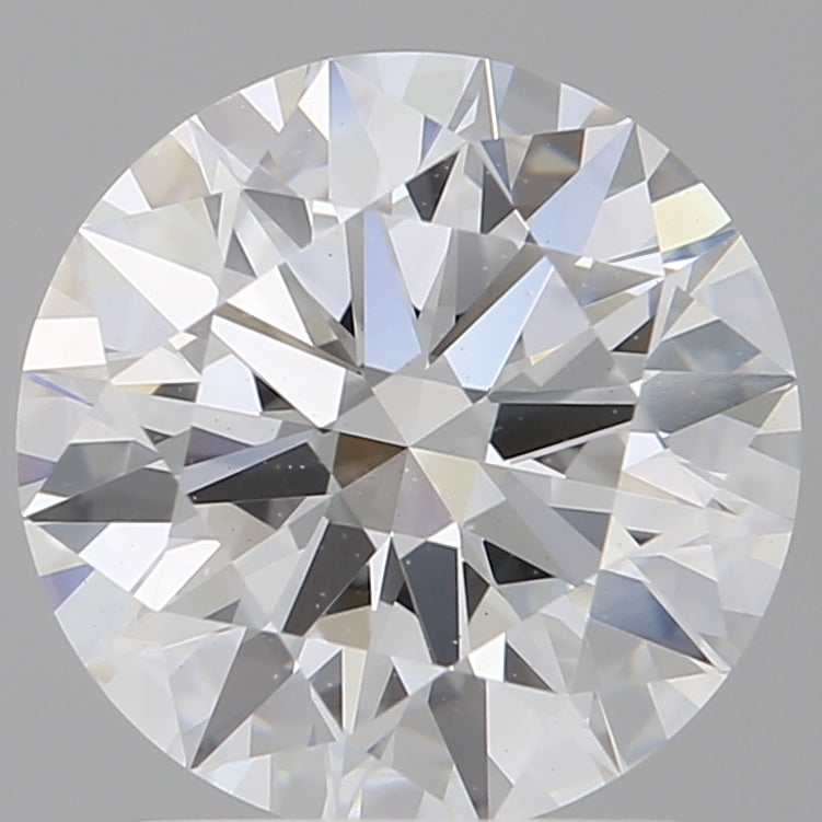 2.08 Carat Round Shaped, Ideal Cut, E Color, VVS2 Clarity, IGI Certified Lab Grown Diamond