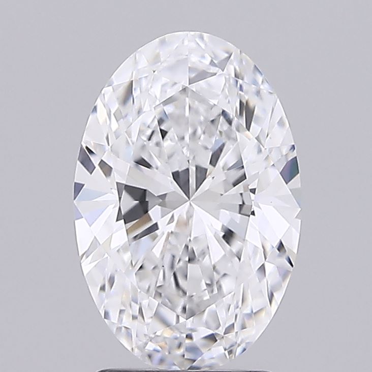 2.49 Carat Oval Shaped, Ideal Cut, D Color, VS1 Clarity, IGI Certified Lab Grown Diamond