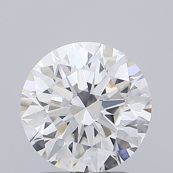 2.01 Carat Round Shaped, Ideal Cut, F Color, VVS2 Clarity, IGI Certified Lab Grown Diamond