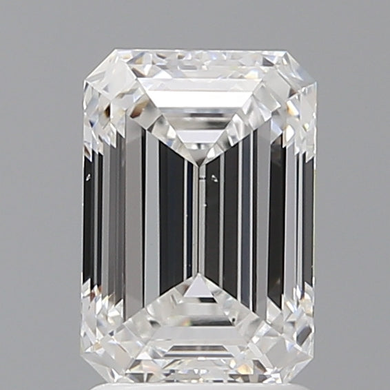 2.10 Carat Emerald Shaped, Ideal Cut, D Color, VVS2 Clarity, IGI Certified Lab Grown Diamond