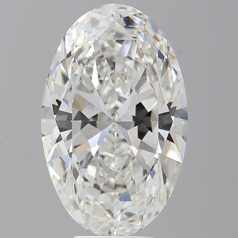7.60 Carat Oval Shaped, Ideal Cut, F Color, VVS2 Clarity, IGI Certified Lab Grown Diamond
