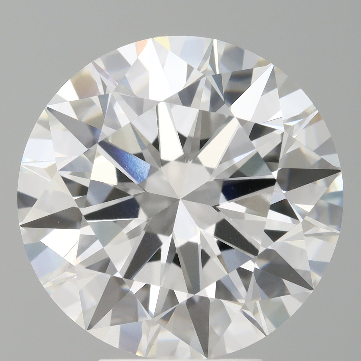 6.04 Carat Round Shaped, Ideal Cut, E Color, VVS2 Clarity, IGI Certified Lab Grown Diamond