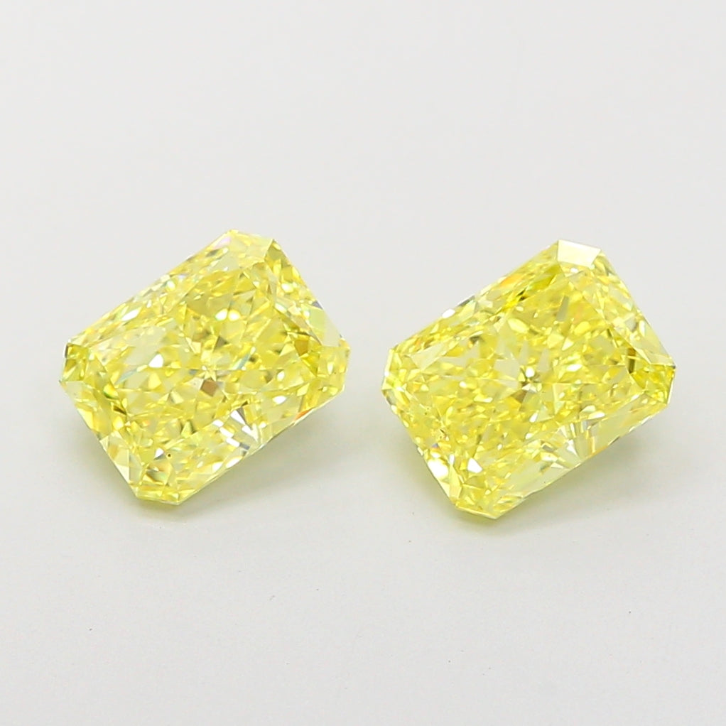 1.57 Carat Radiant Shaped, Ideal Cut, VVS2 Clarity, IGI Certified Lab Grown Diamond