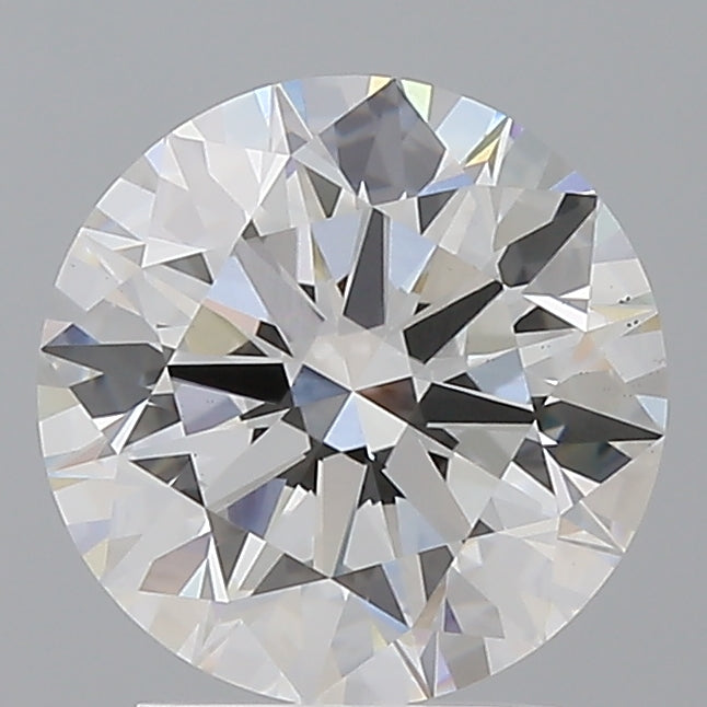 2.55 Carat Round Shaped, Ideal Cut, E Color, VS1 Clarity, IGI Certified Lab Grown Diamond