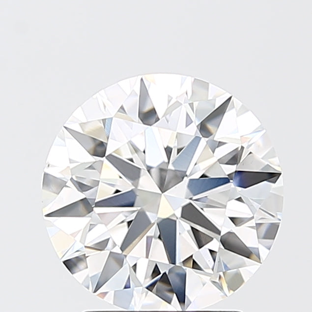 2.52 Carat Round Shaped, Ideal Cut, D Color, VS2 Clarity, IGI Certified Lab Grown Diamond