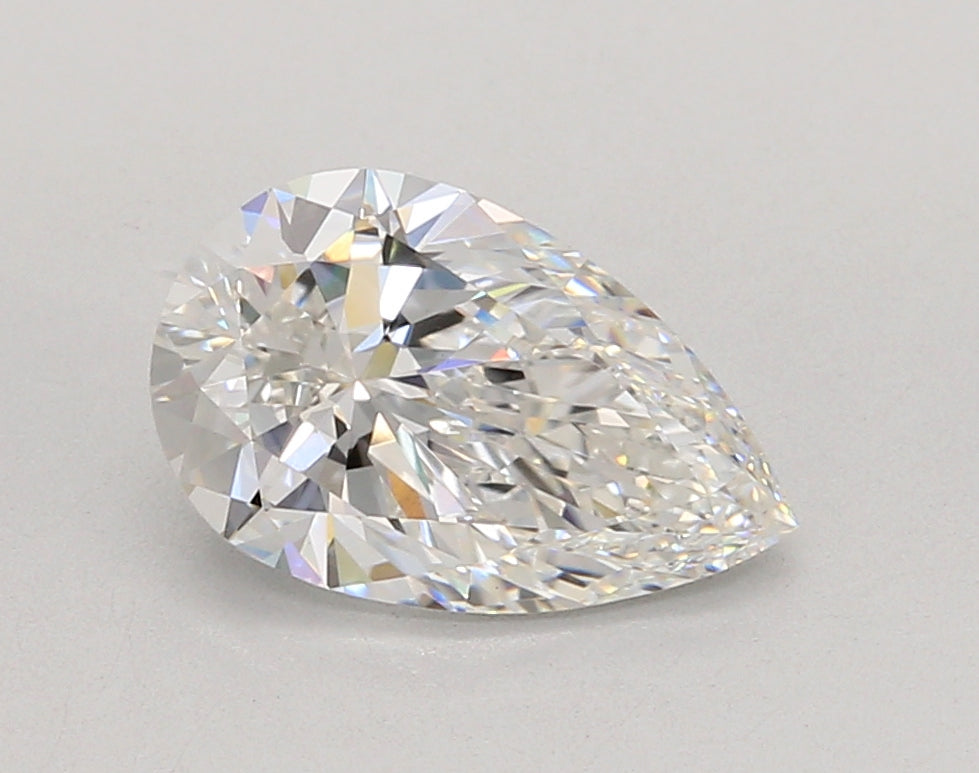 2.06 Carat Pear Shaped, Ideal Cut, F Color, VVS2 Clarity, IGI Certified Lab Grown Diamond
