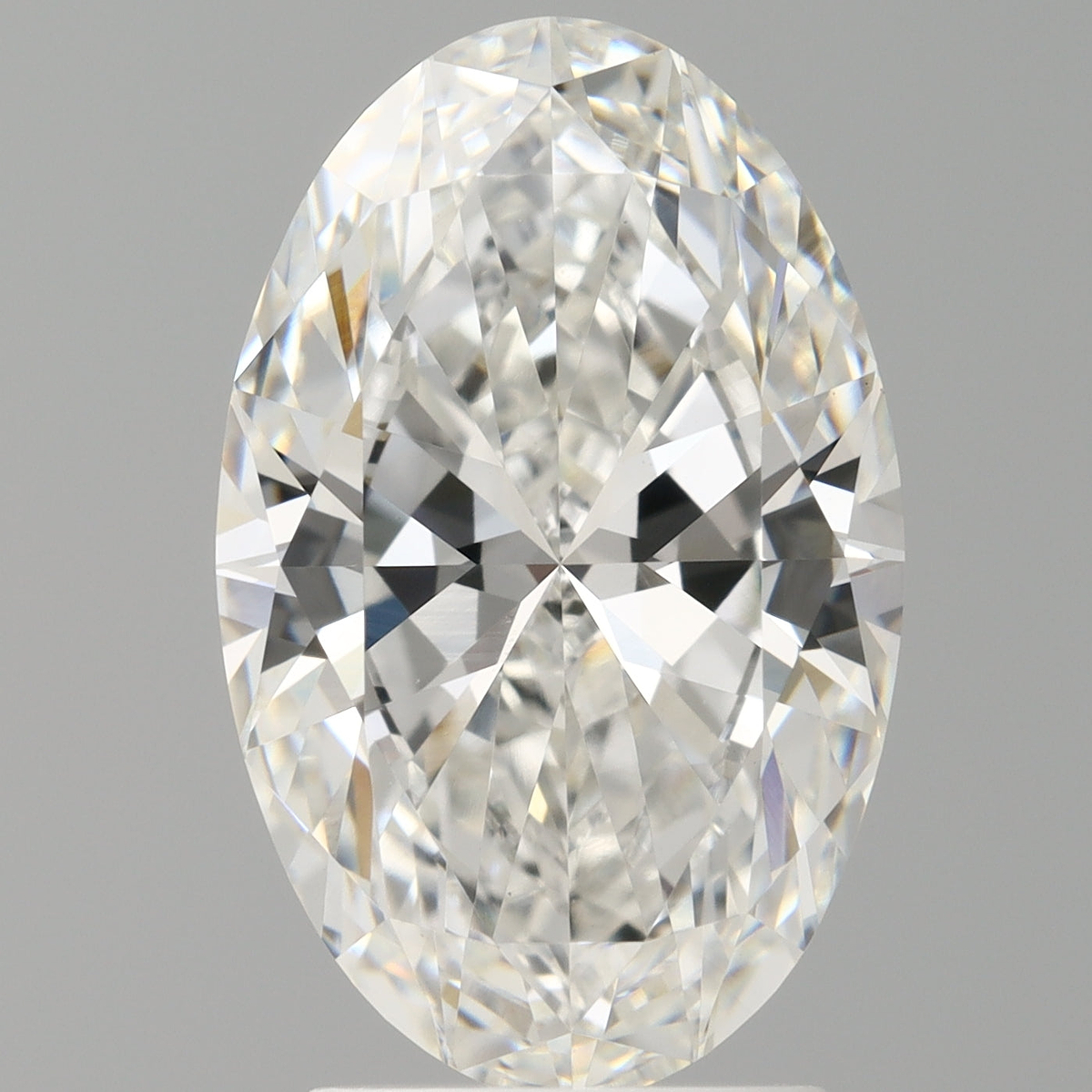 3.02 Carat Oval Shaped, Ideal Cut, F Color, VVS2 Clarity, IGI Certified Lab Grown Diamond