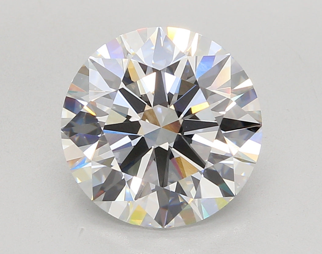 5.04 Carat Round Shaped, Ideal Cut, E Color, VVS2 Clarity, IGI Certified Lab Grown Diamond