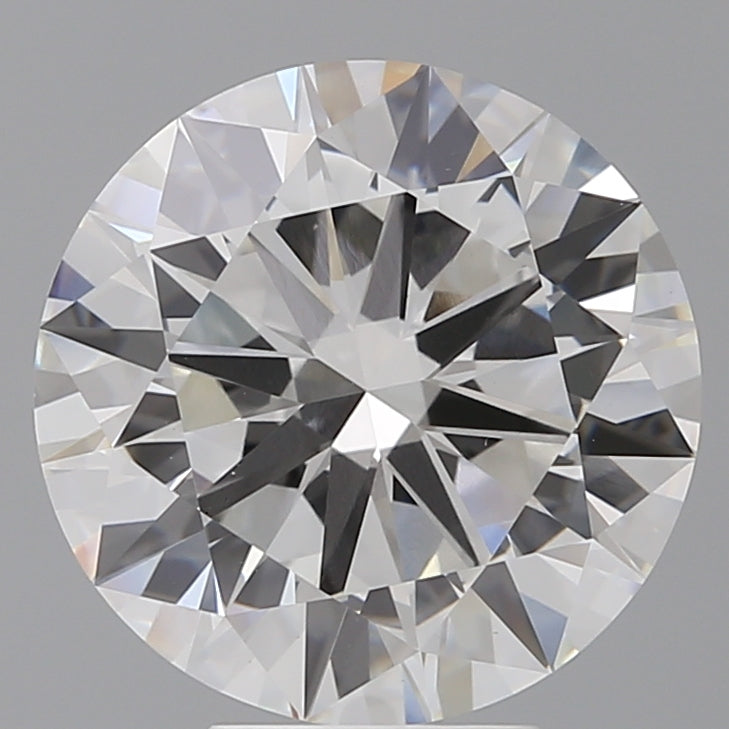 6.10 Carat Round Shaped, Excellent Cut, F Color, VS1 Clarity, IGI Certified Lab Grown Diamond